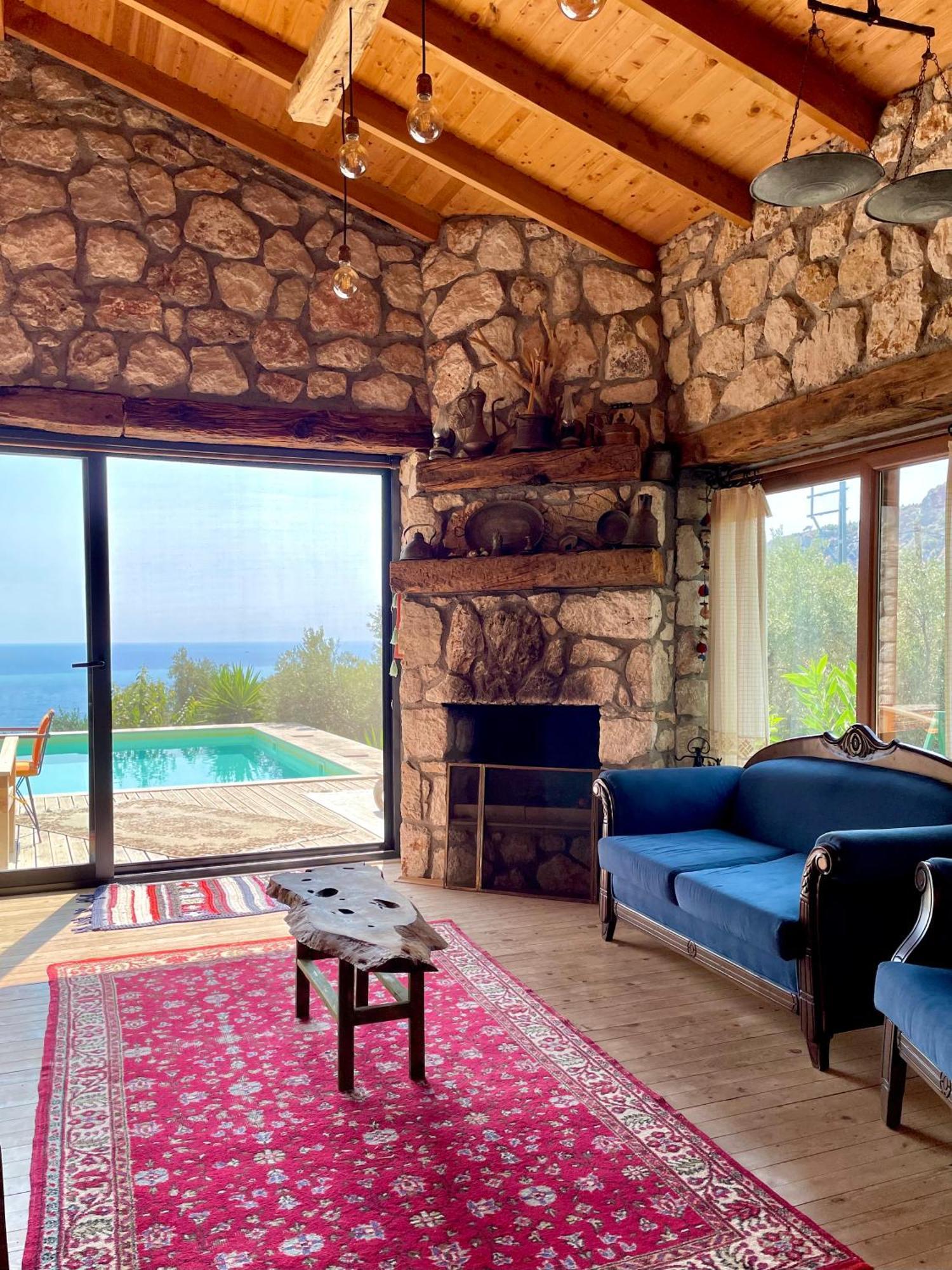 Shavilla Kalkan - Yali ' Da Korunakli 1+1 Villa Патара Экстерьер фото